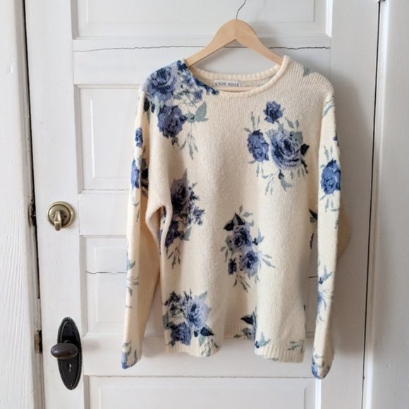 Floral sweater